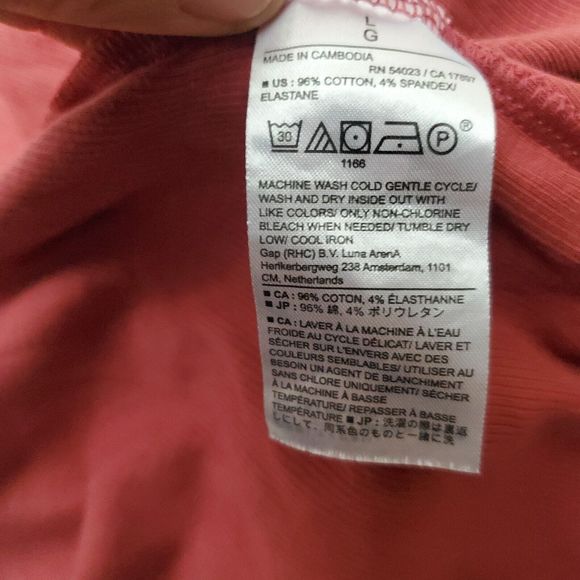 Banana Republic Pink Tank Top Size Large NWT - Picture 8 of 9